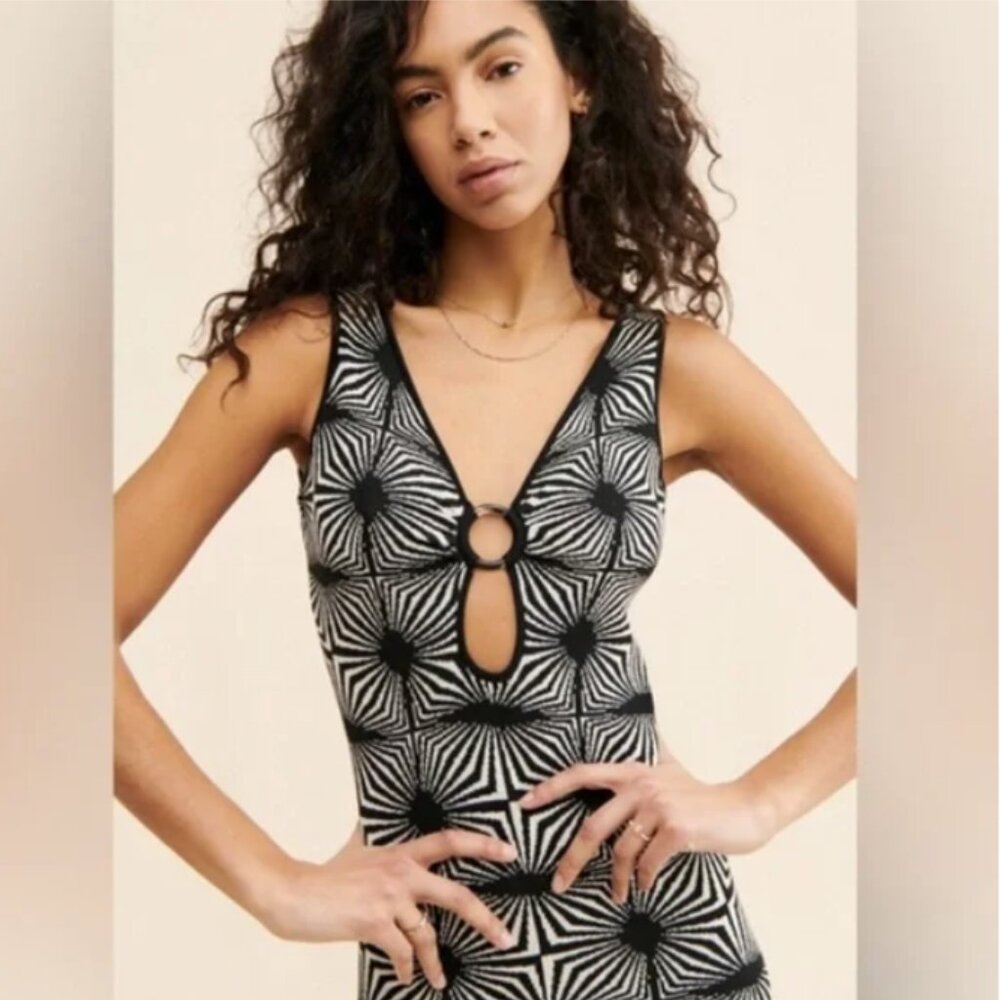 House of Harlow 1960 Dress Psychedelic Dress